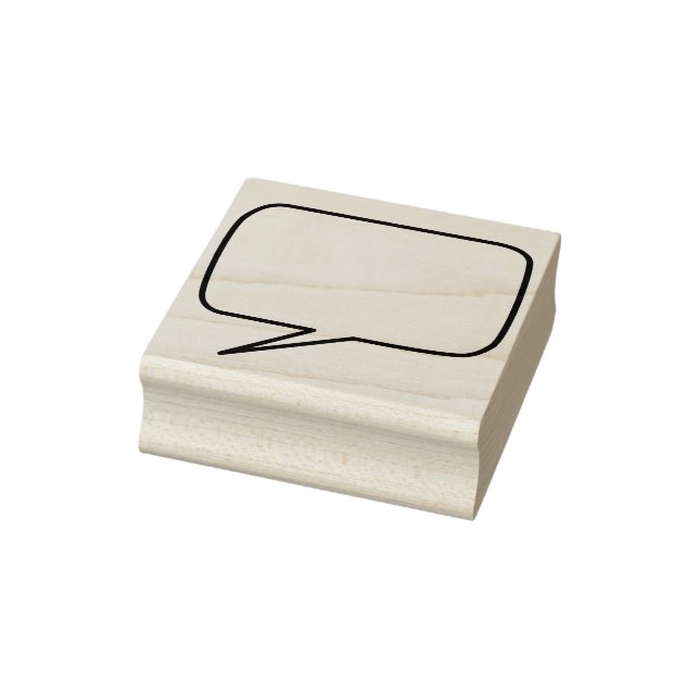 Comic book speech bubble  Rubber Stamp (Stamp)