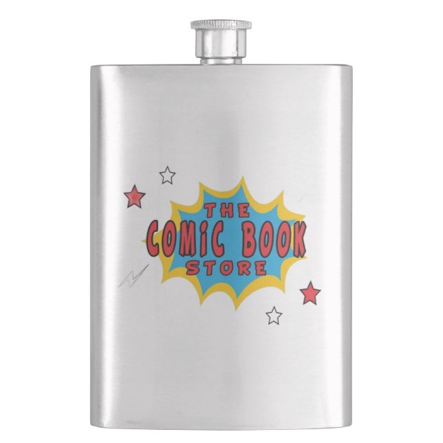 Comic Book Store  Flask (Front)