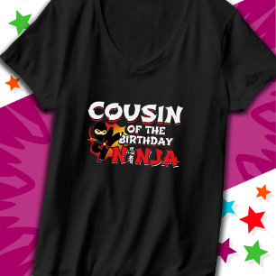 Comic Book Style Party Cousin of Birthday Ninja T-Shirt