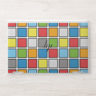 Comic Book Style Squares HP Laptop Skin