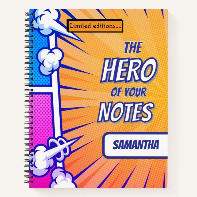 Comic book superhero cool personalized name trendy (Front)