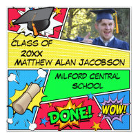 Superhero Graduation Invitations 3