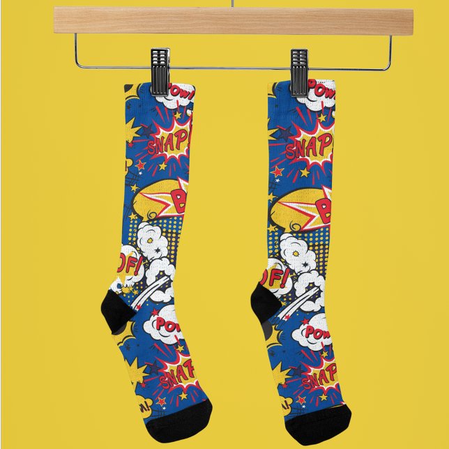 Comic Book Superhero  Socks (Creator Uploaded)