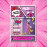 Comic Book Superhero Unique Girl's Photo Birthday