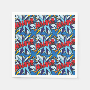 Comic Book WHAM Napkins