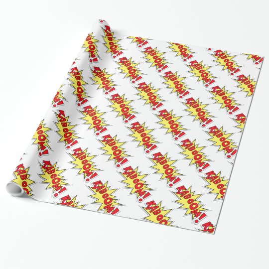 Comic Book Wrapping Paper