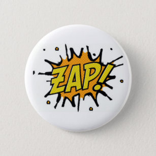 Comic Books Superhero Zap Button