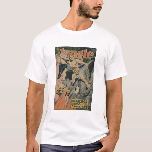 Comic Books Tarzan Elephant Jungle Boy Swamp T-Shirt