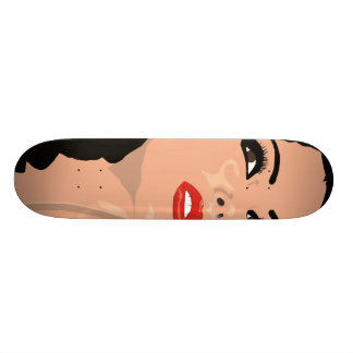 Comic Brunette Skateboard Deck
