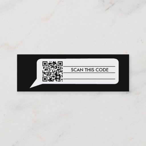 Customizable Comic Bubble Business Cards