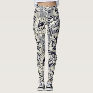 Comic Callouts Leggings
