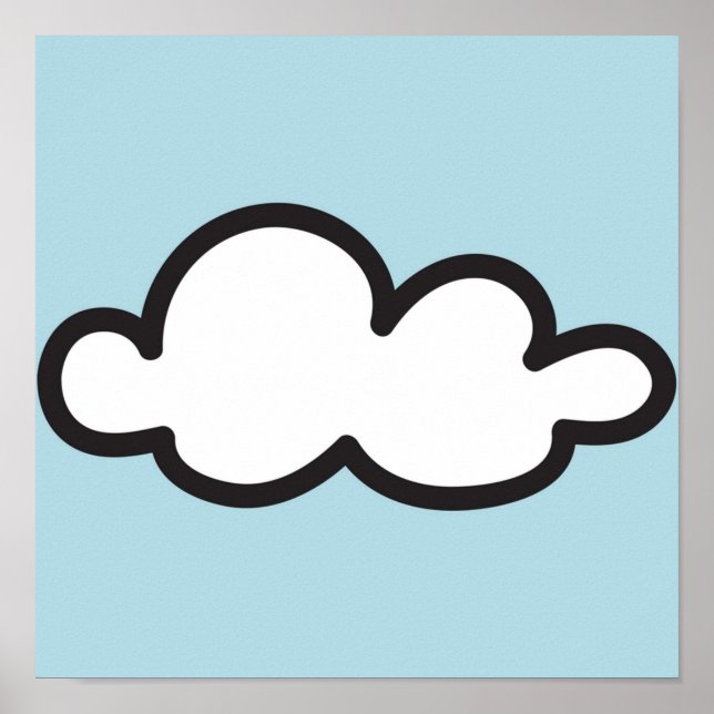 comic cloud poster (Front)