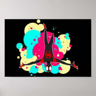 Comic colors Miles Morales Poster