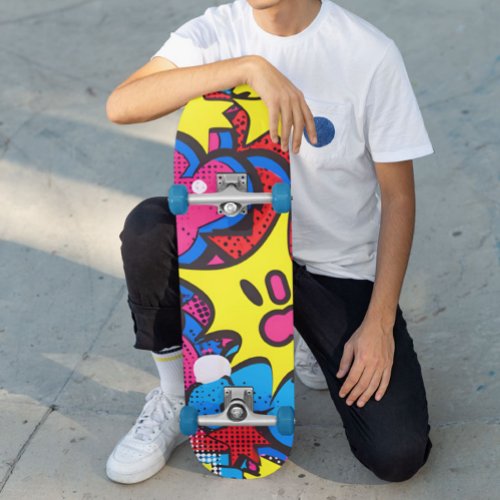 Comic Colors  Skateboard