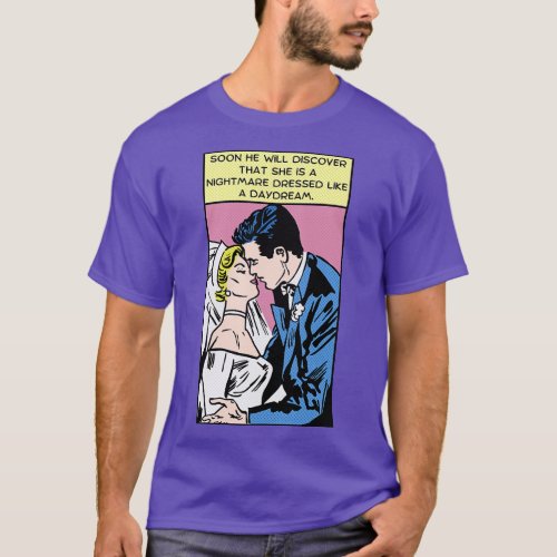 Comic Couple Get Married T_Shirt