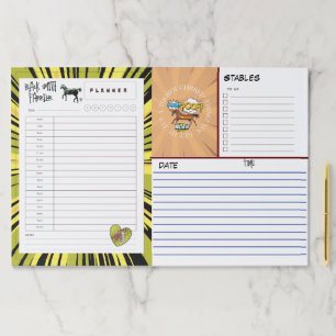 comic farrier planner paper pad
