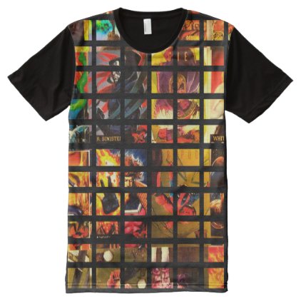 Comic Hero Geeks All-Over-Print T-Shirt