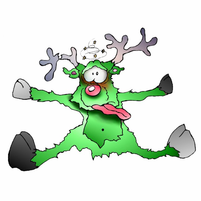 Comic Hirsch Magnet (Front)