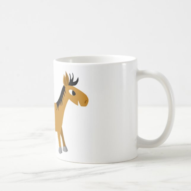 Comic horse coffee mug (Right)