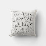 Comic Inspired Happily Ever After Throw Pillow at Zazzle