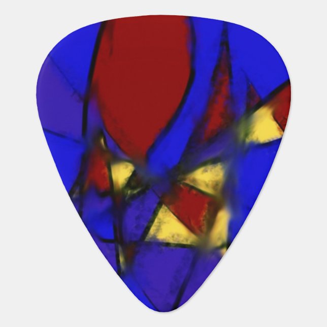 Comic Love Guitar Pick (Front)
