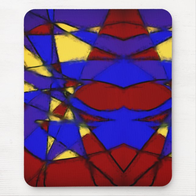 Comic Love Mouse Pad (Front)