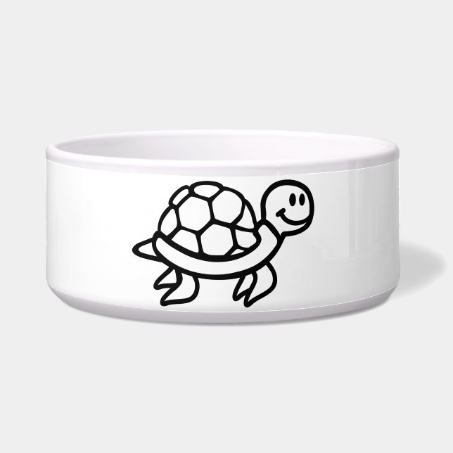 Comic ocean turtle bowl (Front)
