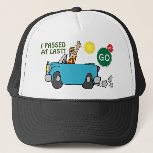 Comic Passed Driving Test Trucker Hat