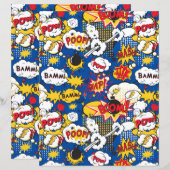 Comic Pattern paper sheets (Front/Back)