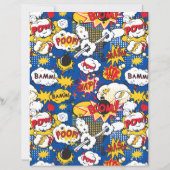 Comic Pattern paper sheets (Back)