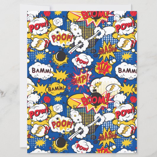 Comic Pattern paper sheets (Front)