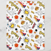 Comic Pattern paper sheets (Front/Back)