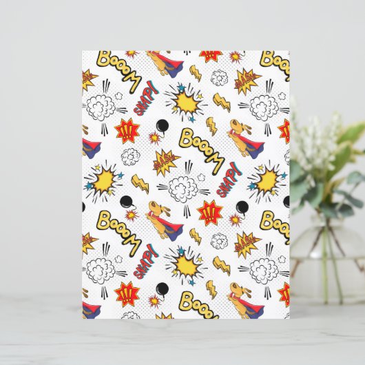 Comic Pattern paper sheets  (Standing Front)