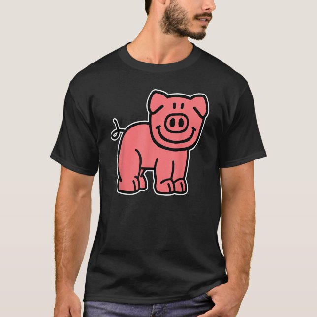 Comic pig T-Shirt (Front)