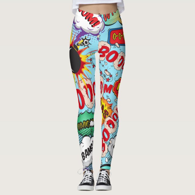 Comic Pop leggings (Front)