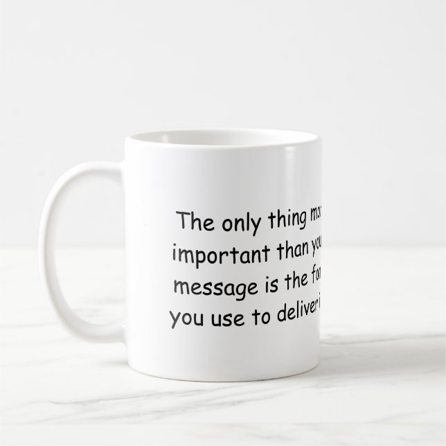 Comic Sans Coffee Mug (Left)