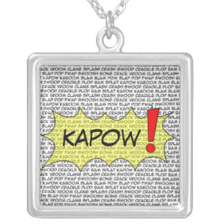 Comic Speak KAPOW! pendant