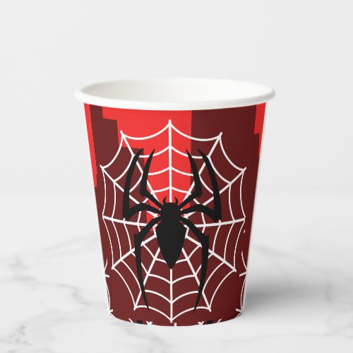 Comic Spider Theme Birthday Party Paper Cup