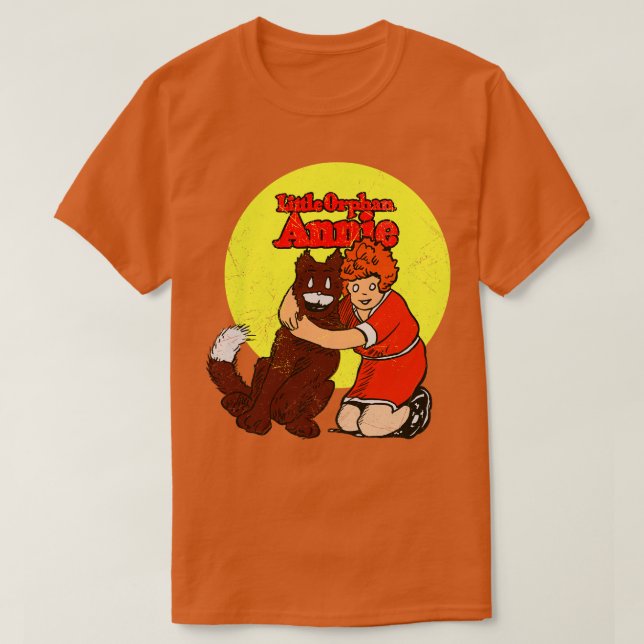 Comic strip Little Orphan Annie T-Shirt (Design Front)