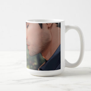 comic style coffee mug