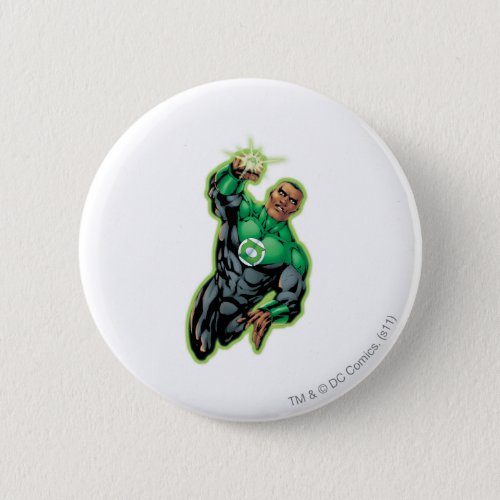 Comic Style _ Flying Up Pinback Button