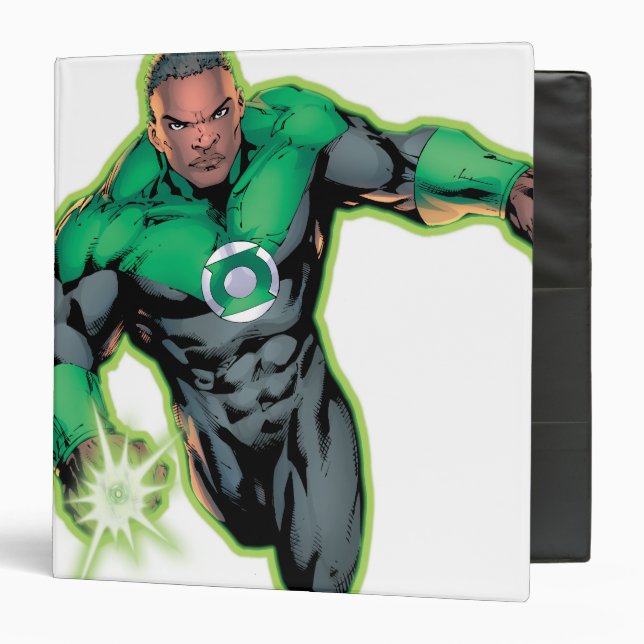 Comic Style - Green Lantern 3 Ring Binder (Front/Inside)