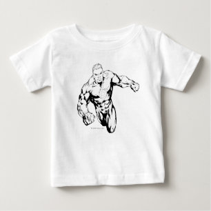 Comic Style - Green Lantern, Black and White Baby T-Shirt