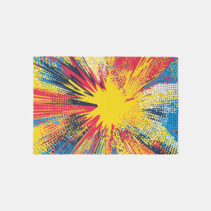 Comic Style Pop Art Explosion (3) Rug