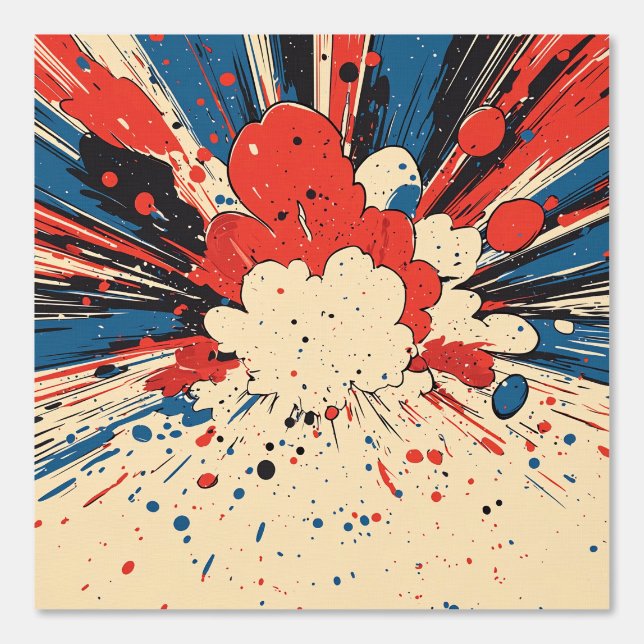 Comic Style Pop Art Explosion (4) Wallpaper (Front)