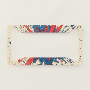Comic Style Pop Art Explosion (5) License Plate Frame