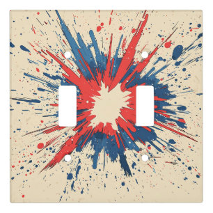 Comic Style Pop Art Explosion (5) Light Switch Cover