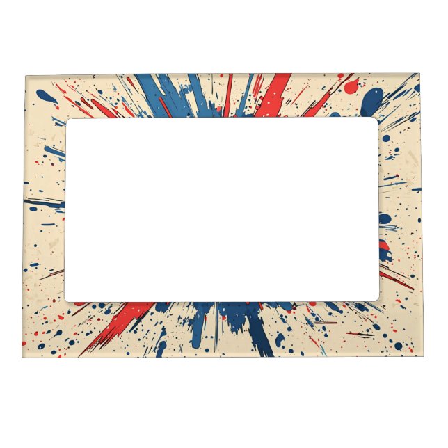 Comic Style Pop Art Explosion (5) Magnetic Frame (Front)