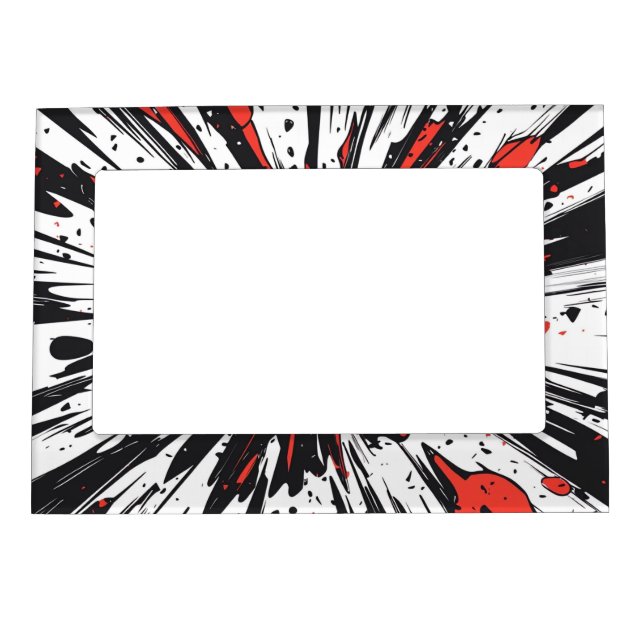 Comic Style Pop Art Explosion (7) Magnetic Frame (Front)