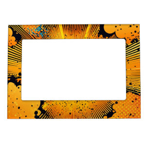 Comic Style Pop Art Explosion (8) Magnetic Frame